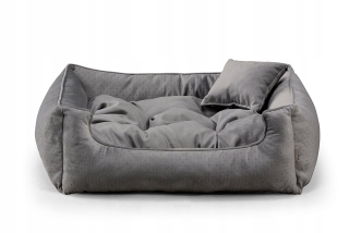 Dobrý pelech pre psa, odtiene sivej, 65 cm x 55 cm